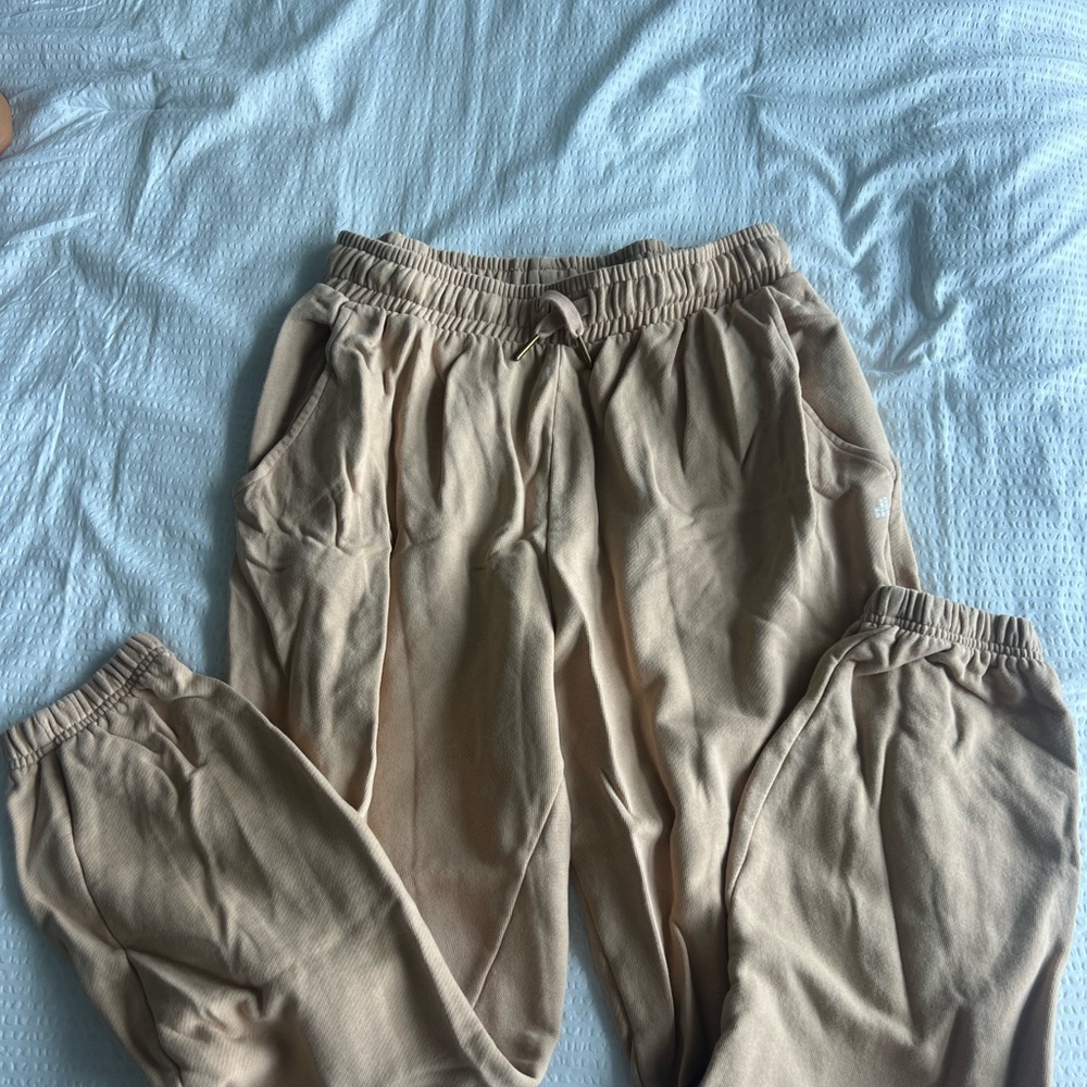 WeWoreWhat Tan Track Pants & Joggers